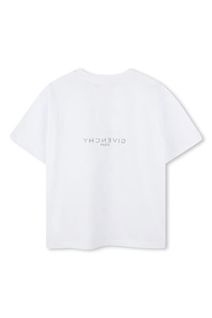 White organic cotton T-shirt GIVENCHY KIDS | H3073410P